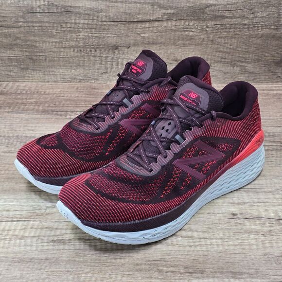 New Balance Fresh Foam More V1 Men\'s Size 15 D Red Black Running Shoes (MMORHN)
